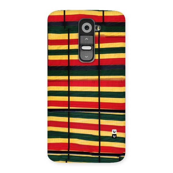 Bright Colors Lines Back Case for LG G2