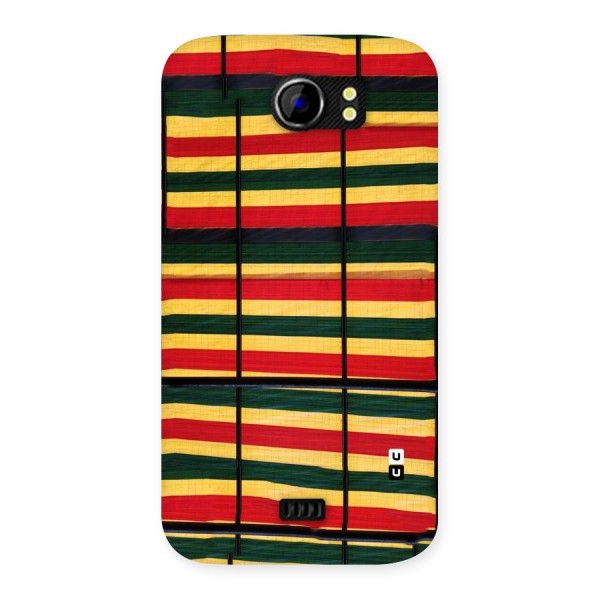 Bright Colors Lines Back Case for Micromax Canvas 2 A110