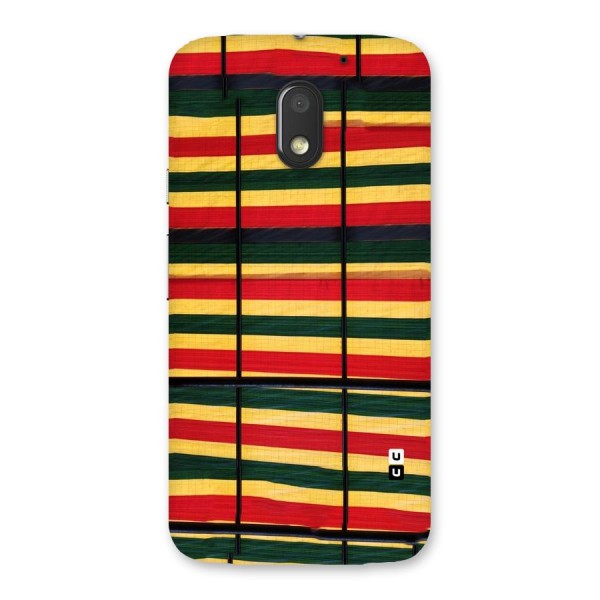 Bright Colors Lines Back Case for Moto E3 Power