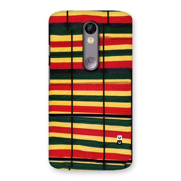 Bright Colors Lines Back Case for Moto X Force