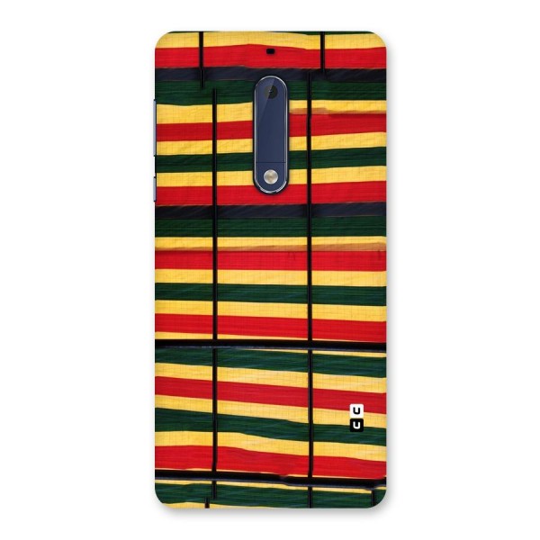 Bright Colors Lines Back Case for Nokia 5