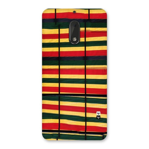 Bright Colors Lines Back Case for Nokia 6