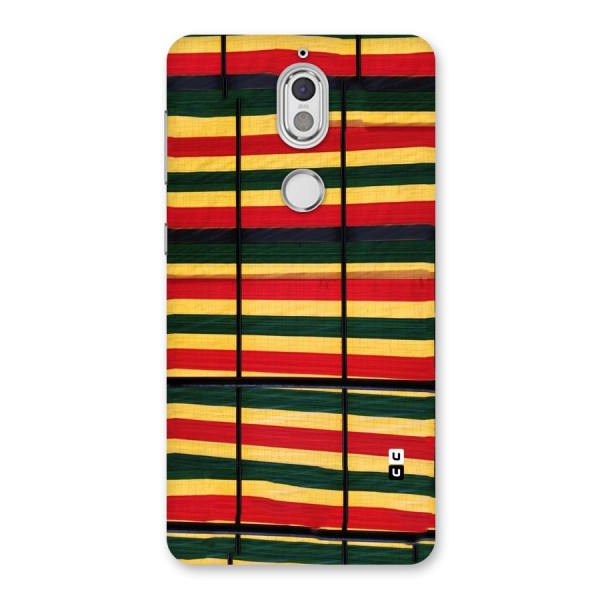 Bright Colors Lines Back Case for Nokia 7