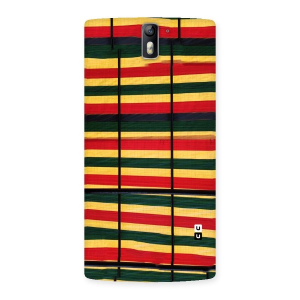 Bright Colors Lines Back Case for One Plus One