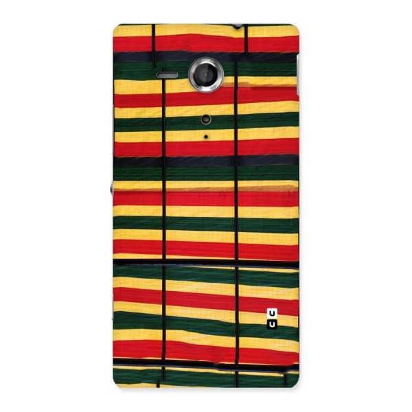 Bright Colors Lines Back Case for Sony Xperia SP