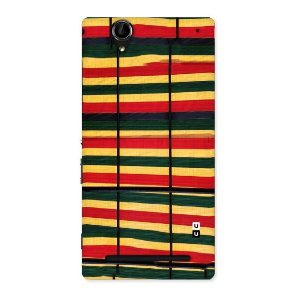 Bright Colors Lines Back Case for Sony Xperia T2