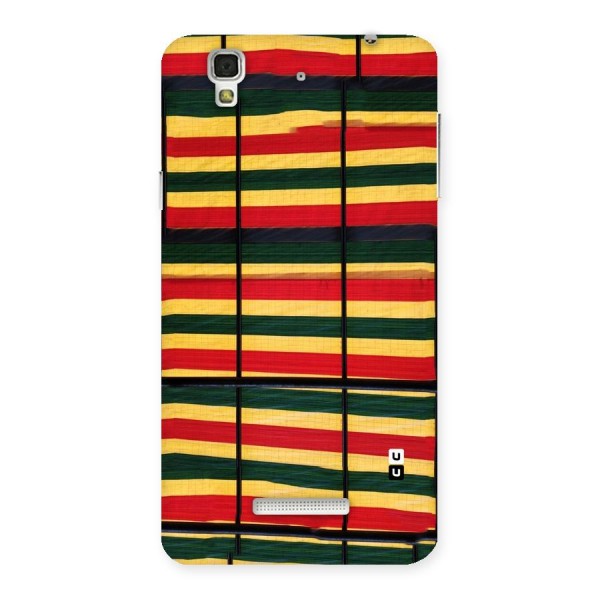 Bright Colors Lines Back Case for Yu Yureka