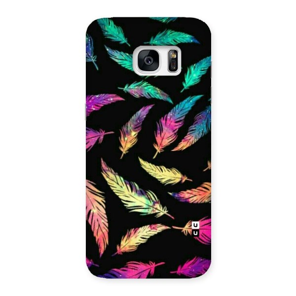 Bright Feathers Back Case for Galaxy S7 Edge