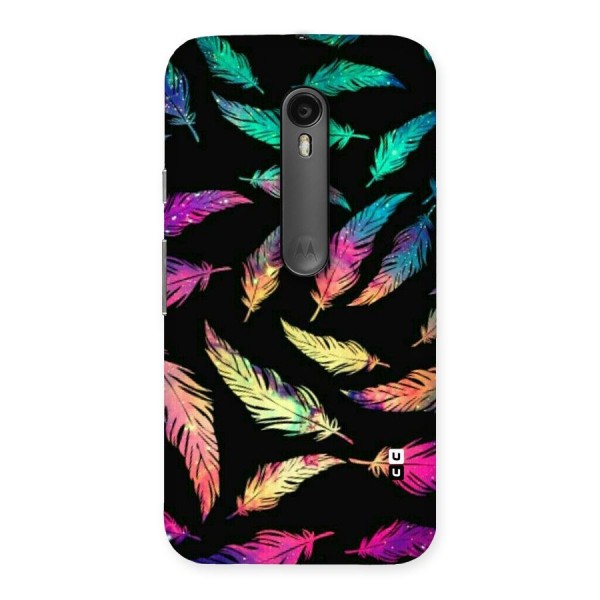 Bright Feathers Back Case for Moto G3