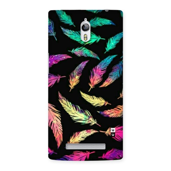 Bright Feathers Back Case for Oppo Find 7