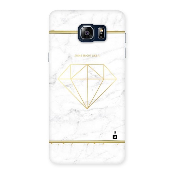 Bright Gold Diamond Back Case for Galaxy Note 5