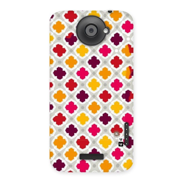 Bright Pattern Back Case for HTC One X