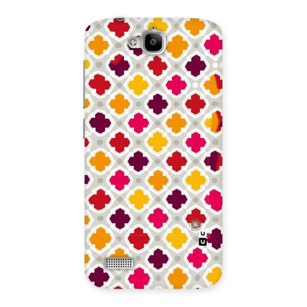 Bright Pattern Back Case for Honor Holly
