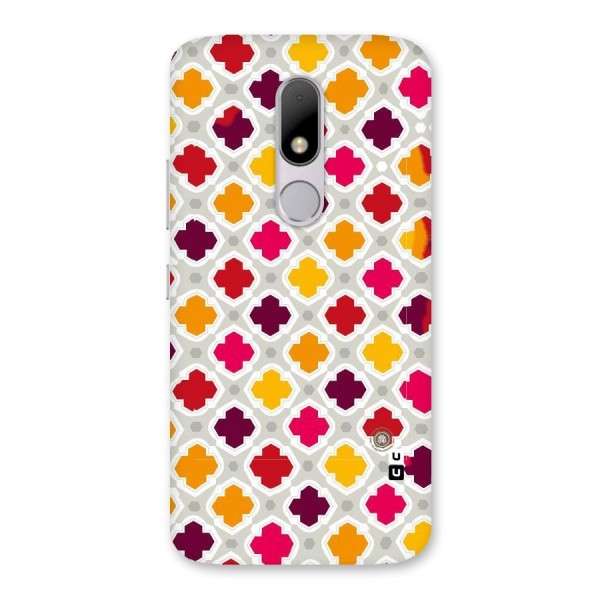 Bright Pattern Back Case for Moto M