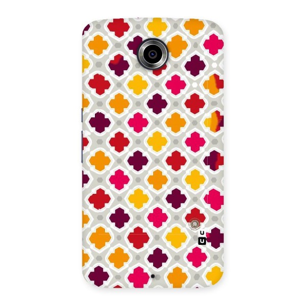 Bright Pattern Back Case for Nexsus 6