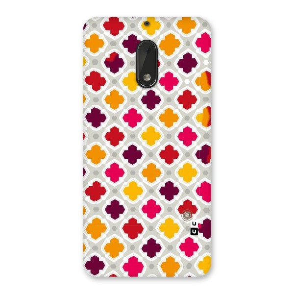 Bright Pattern Back Case for Nokia 6