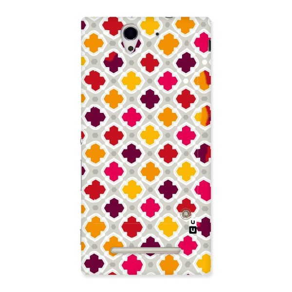 Bright Pattern Back Case for Sony Xperia C3