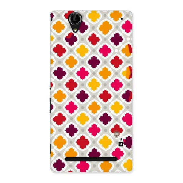 Bright Pattern Back Case for Sony Xperia T2
