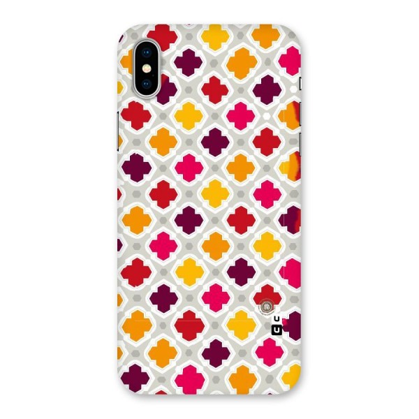 Bright Pattern Back Case for iPhone X