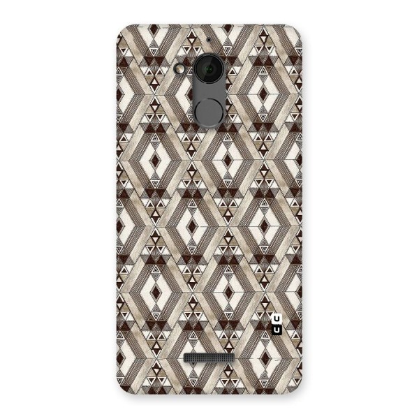 Brown Abstract Design Back Case for Coolpad Note 5