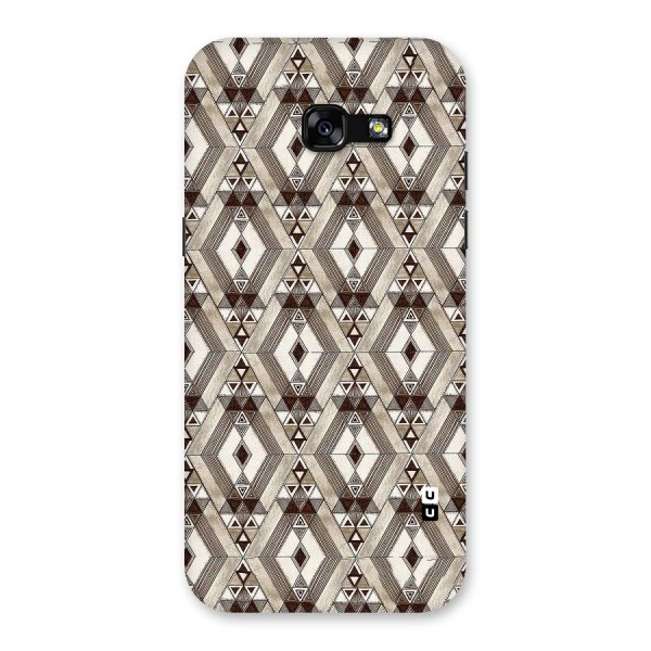 Brown Abstract Design Back Case for Galaxy A5 2017