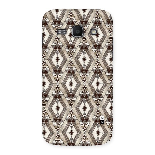 Brown Abstract Design Back Case for Galaxy Ace 3