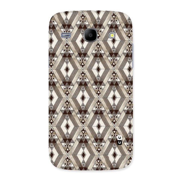 Brown Abstract Design Back Case for Galaxy Core