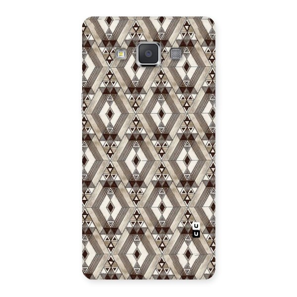 Brown Abstract Design Back Case for Galaxy Grand 3