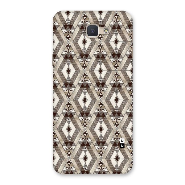 Brown Abstract Design Back Case for Galaxy J5 Prime