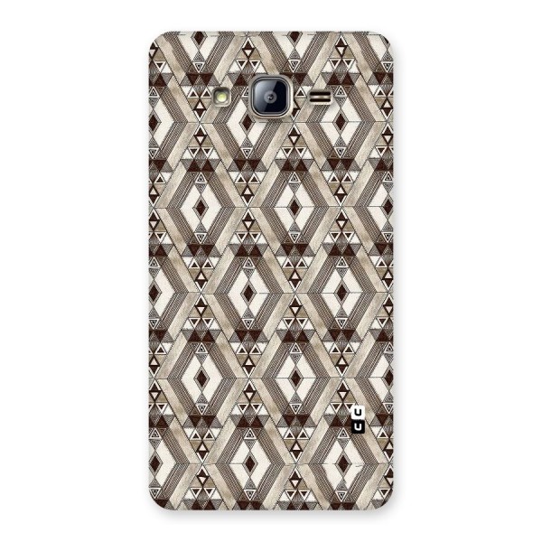 Brown Abstract Design Back Case for Galaxy On5