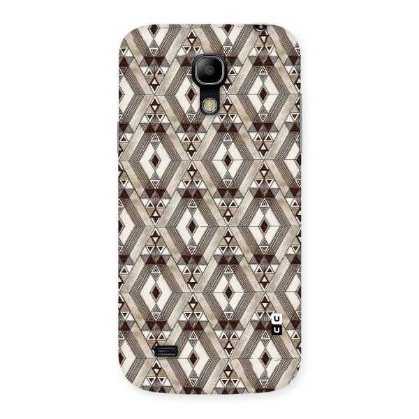 Brown Abstract Design Back Case for Galaxy S4 Mini