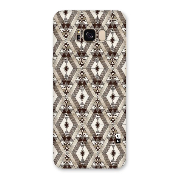 Brown Abstract Design Back Case for Galaxy S8 Plus