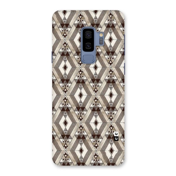 Brown Abstract Design Back Case for Galaxy S9 Plus