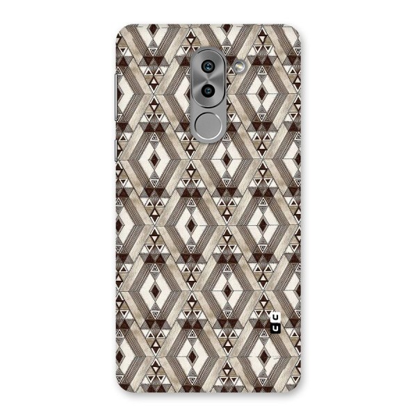 Brown Abstract Design Back Case for Honor 6X