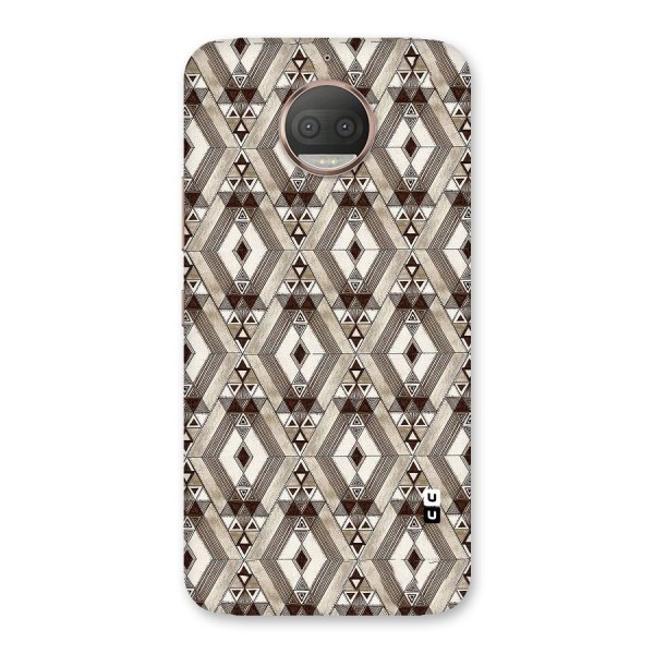 Brown Abstract Design Back Case for Moto G5s Plus