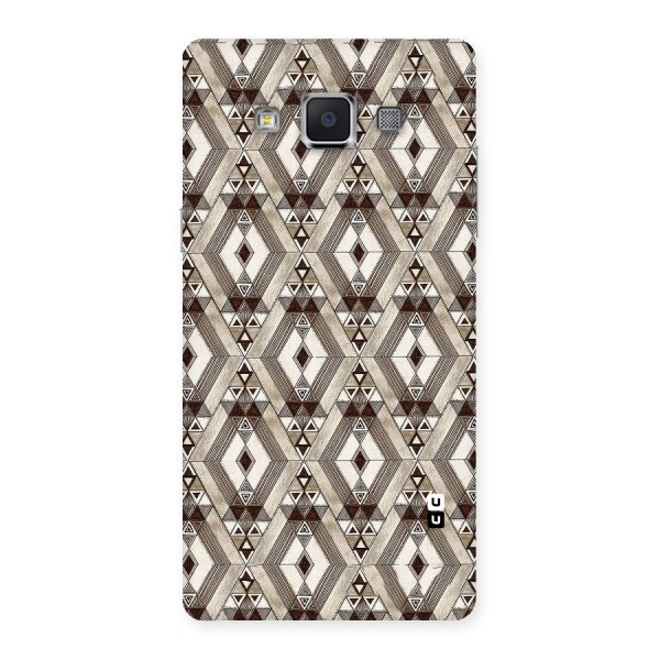 Brown Abstract Design Back Case for Samsung Galaxy A5