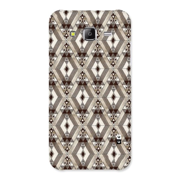 Brown Abstract Design Back Case for Samsung Galaxy J5