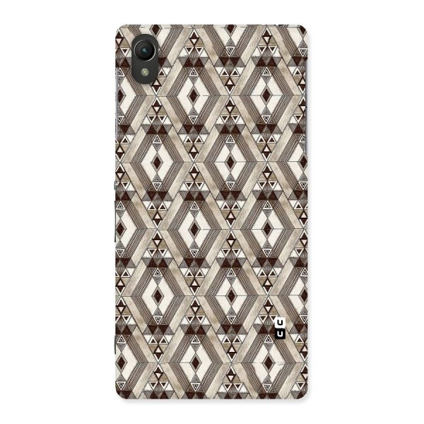 Brown Abstract Design Back Case for Sony Xperia Z2