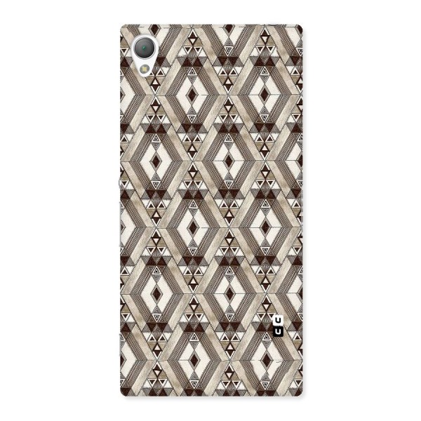 Brown Abstract Design Back Case for Sony Xperia Z3