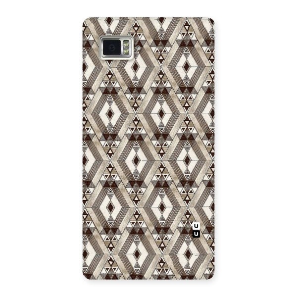 Brown Abstract Design Back Case for Vibe Z2 Pro K920