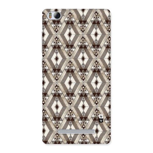 Brown Abstract Design Back Case for Xiaomi Mi4i