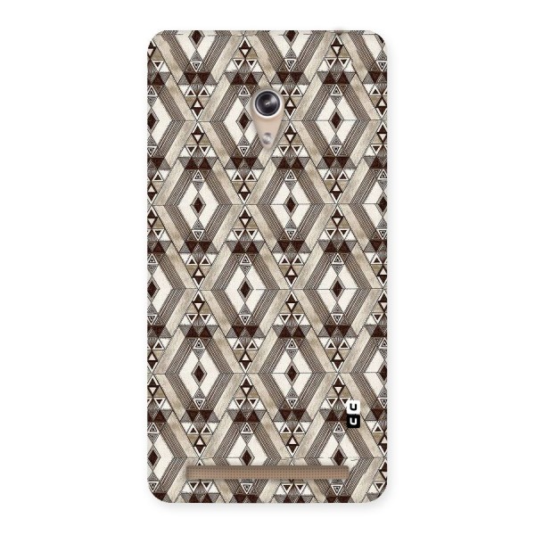 Brown Abstract Design Back Case for Zenfone 6