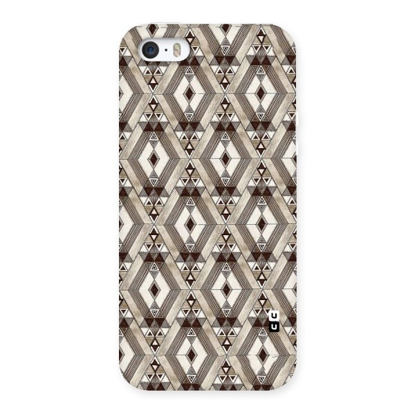Brown Abstract Design Back Case for iPhone 5 5S