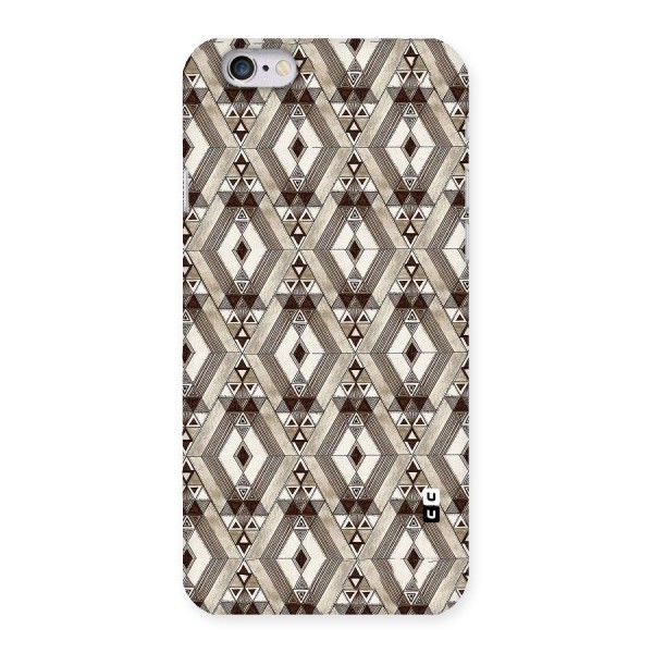Brown Abstract Design Back Case for iPhone 6 6S