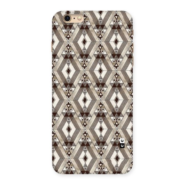 Brown Abstract Design Back Case for iPhone 6 Plus 6S Plus