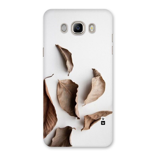 Brown Dusty Leaves Back Case for Galaxy On8