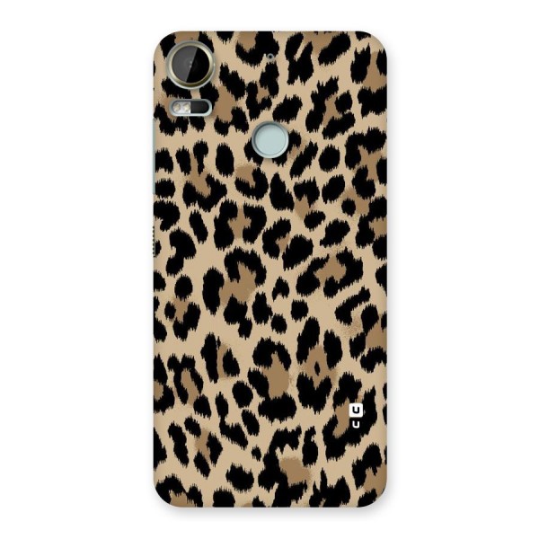 Brown Leapord Print Back Case for Desire 10 Pro