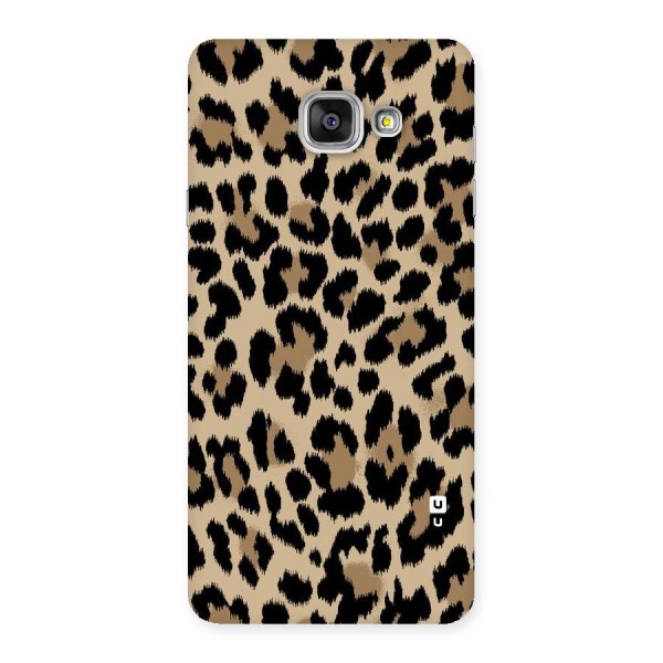 Brown Leapord Print Back Case for Galaxy A7 2016