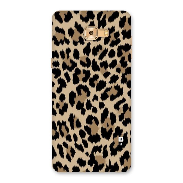 Brown Leapord Print Back Case for Galaxy C9 Pro