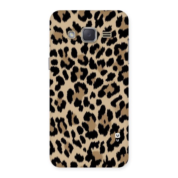 Brown Leapord Print Back Case for Galaxy J2